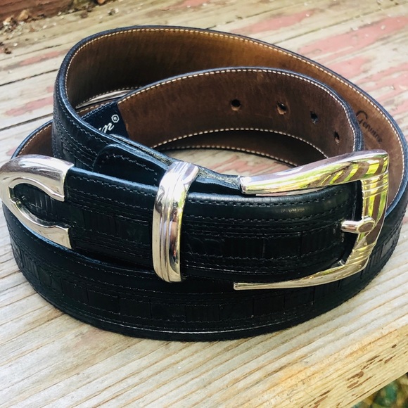 mezlan crocodile belt